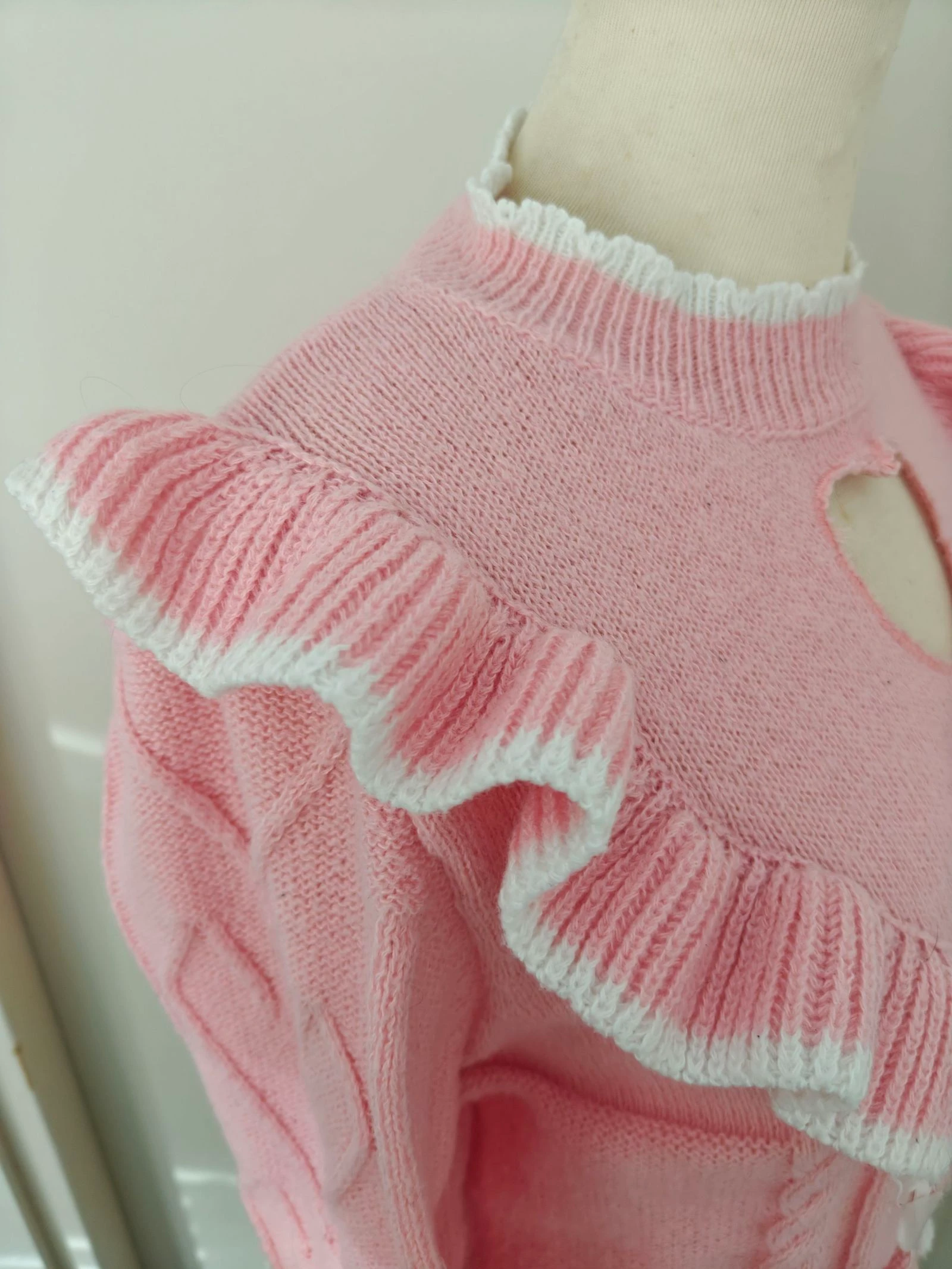 Kawaii trui met hartje en lint, maat S – photo 7